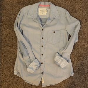 Light blue button down shirt
